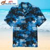 Floral Night Carolina Panthers Hawaiian Shirt