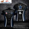 Lightning Strike Grey Dallas Cowboys Hawaiian Shirt