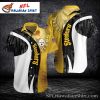 Gridiron Gold Pittsburgh Steelers Mesh Hawaiian Shirt