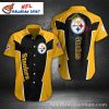 Gridiron Glory Black And Yellow – Pittsburgh Steelers Hawaiian Shirt