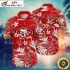 Legacy Skull And Hibiscus San Francisco 49ers Hawaiian Shirt