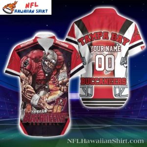 Gridiron Rush – Tampa Bay Buccaneers Hawaiian Shirt Mens