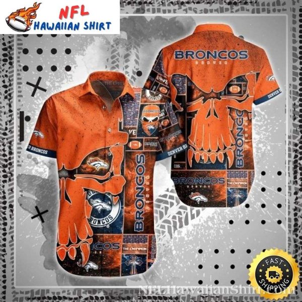 Grit And Grind Gridiron – Denver Broncos Hawaiian Shirt