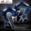 Denim Star Dallas Cowboys Hawaiian Shirt – Vintage Flower Accent