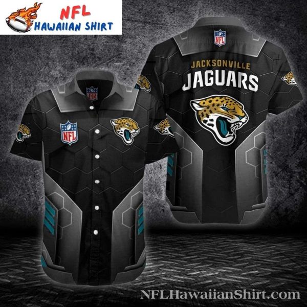 Hexa-Black Tactical Jacksonville Jaguars Aloha Shirt