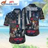 Ocean’s Game – Personalized New England Patriots Marine Life Hawaiian Shirt
