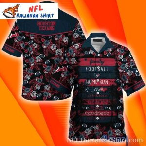 Houston Huddle Houston Texans Hawaiian Shirt – Football And Family Slogan Print