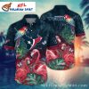 Houston Texans Classic Hibiscus Hawaiian Shirt – White Floral Sideline