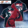 Houston Texans Elegant Floral Lineup Hawaiian Shirt – Monochrome Rose Edition