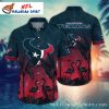 Houston Huddle Houston Texans Hawaiian Shirt – Football And Family Slogan Print