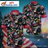 Houston Texans Starry Night Personalized Skull Hawaiian Shirt