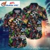 Sunset Silhouette Houston Texans Hawaiian Shirt – Evening Glow Palm Trees