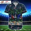 Pineapple Playbook Houston Texans Hawaiian Shirt – Tropical Fruit And Florals