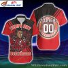 Island Touchdown – Buccaneers Floral Crest Hawaiian Shirt