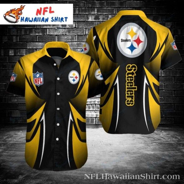 Iconic Steel Curtain Pittsburgh Steelers Hawaiian Performance Shirt