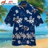 Indianapolis Colts Tropic Stripe – Diagonal Design Hawaiian Shirt
