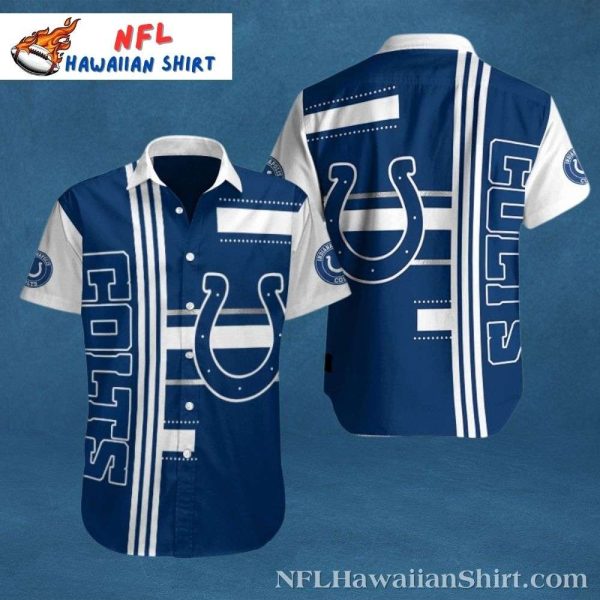 Indianapolis Colts Lineup – Classic Stripe Play Hawaiian Shirt
