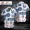 Horseshoe Showdown – Indianapolis Colts Grunge Emblem Hawaiian Shirt