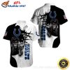 Indianapolis Colts Tropical Touchdown – Pineapple And Floral Hawaiian Shirt