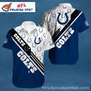 Indianapolis Colts Swoosh – NFL Dynamic Stripe Hawaiian Shirt