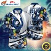 Endzone Tropics – Indianapolis Colts Jungle Monstera Personalized Hawaiian Shirt