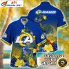 LA Rams Hawaiian Shirt – Mickey’s Tropical Escape Graphic