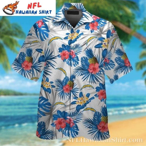 Island Kickoff – Chargers Floral Paradise Hawaiian Shirt