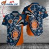 Lighthouse Vigil Chicago Bears Tropical Hawaiian Shirt Amidst The Tempest