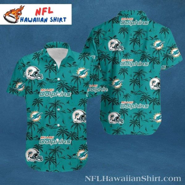 Island Touchdown – Hawaiian Dolphins Shirt For The Miami Enthusiast