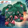 Island Vibes NY Jets Tropical Summer Hawaiian Shirt