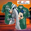 New York Jets Collegiate Crest Academic Aloha Shirt