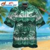 Leafy Jets – NY Jets Hawaiian Shirt With Tropical Flair