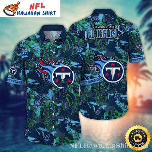 Jungle Titan Spirit – Tennessee Titans Hawaiian Shirt