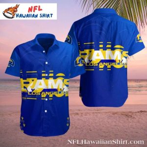 LA Rams Skyline Hawaiian Shirt – City Silhouette Series