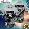 Las Vegas Raiders Action Player Customizable Hawaiian Shirt