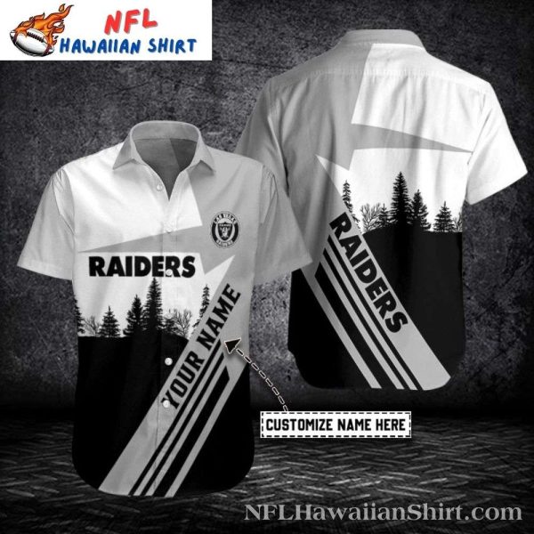 Las Vegas Raiders Wilderness Spirit Men’s Hawaiian Shirt