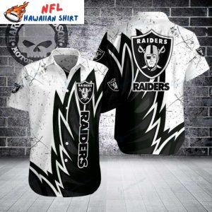 Lightning Strike Las Vegas Raiders Hawaiian Shirt