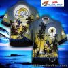 Los Angeles Rams Midnight Majesty Custom Hawaiian Shirt