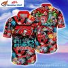 Mickey Graphics Tampa Bay Buccaneers Personalized Hawaiian Shirt