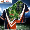 Lush Greenery Chicago Bears Hawaiian Floral Enthusiast Shirt