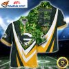 Metallic Skull – Green Bay Packers Rock n’ Roll Hawaiian Shirt