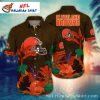 Palm Play Cleveland Browns Tropical Hawaiian Shirt