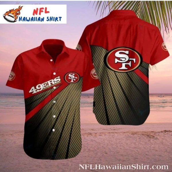 Lux Herringbone 49ers Aloha Shirt – Executive Fanwear