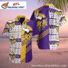 Gridiron Glory Minnesota Vikings Dot Fade Hawaiian Shirt