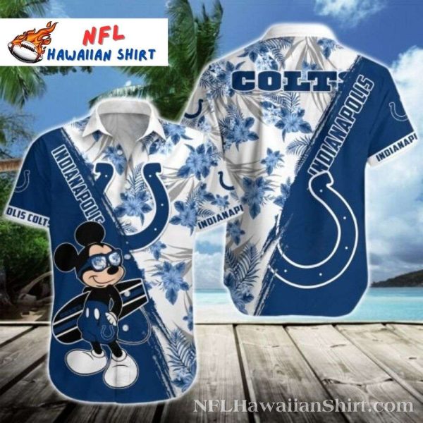 Mascot Wave – Indianapolis Colts Mickey Cheerful Character Hawaiian Shirt