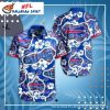 Men’s Buffalo Bills Floral Emblem Aloha Shirt