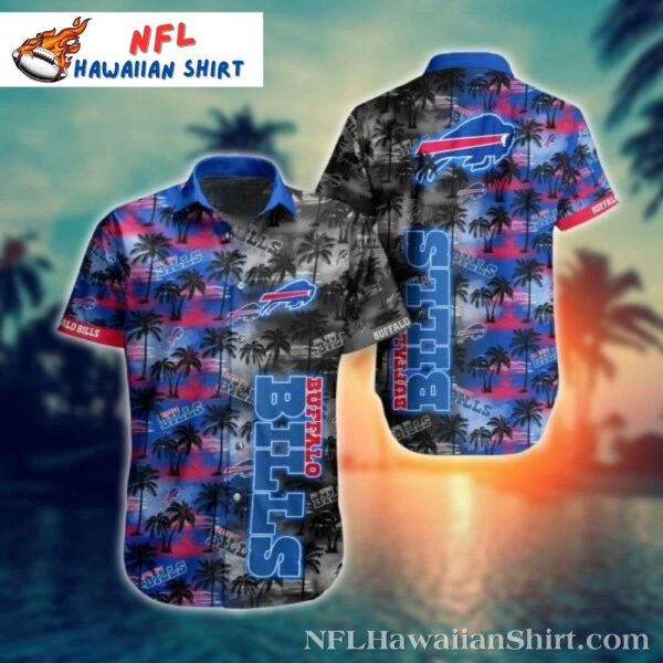 Men’s Buffalo Bills Tropical Shirt With Hawaiian Floral Print