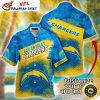 Skyline Stripe Los Angeles Chargers Tropical Shirt
