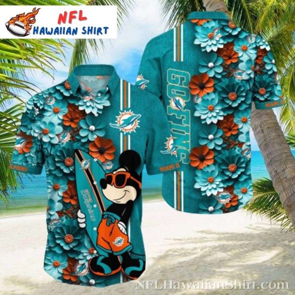 Miami Dolphins Mickey Mouse Hawaiian Shirt – Team Magic On The Beach