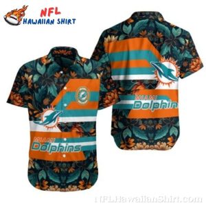 Miami Dolphins Tropical Shirt – A Unique Twist On Team Apparel